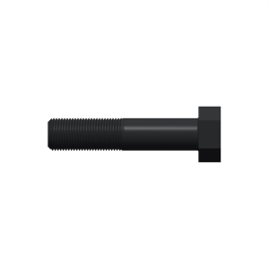 پیچ شش‌گوش ASME B18.2.1 گرید A سایز 1-1/2 × 7 اینچ، رزوه 8UN 8 TPI، ساده - Side view