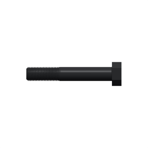 پیچ شش‌گوش ASME B18.2.1 گرید A سایز 1-1/8 × 7 اینچ، رزوه 8UN 8 TPI، آبکاری روی - Side view