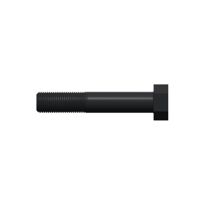 پیچ شش‌گوش ASME B18.2.1 گرید A سایز 1-1/4 × 7 اینچ، رزوه 8UN 8 TPI، آبکاری روی - Side view