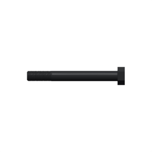 پیچ شش‌گوش ASME B18.2.1 گرید A سایز 1-3/8 × 12 اینچ، رزوه 8UN 8 TPI، آبکاری روی - Side view