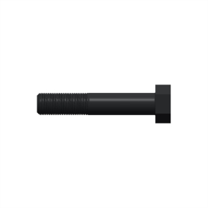 پیچ شش‌گوش ASME B18.2.1 گرید A سایز 1-1/2 × 8 اینچ، رزوه 8UN 8 TPI، آبکاری روی - Side view