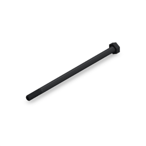 پیچ شش‌گوش ASME B18.2.1 گرید A سایز 1/4 × 5 اینچ، رزوه UNC 20 TPI، گالوانیزه گرم - ISO view