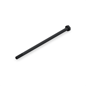 پیچ شش‌گوش ASME B18.2.1 گرید A سایز 1/4 × 6 اینچ، رزوه UNC 20 TPI، گالوانیزه گرم - ISO view