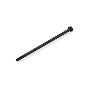 پیچ شش‌گوش ASME B18.2.1 گرید A سایز 1/4 × 7 اینچ، رزوه UNC 20 TPI، گالوانیزه گرم - ISO view