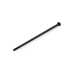 پیچ شش‌گوش ASME B18.2.1 گرید A سایز 1/4 × 8 اینچ، رزوه UNC 20 TPI، گالوانیزه گرم - ISO view
