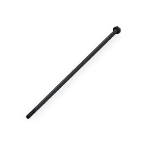 پیچ شش‌گوش ASME B18.2.1 گرید A سایز 1/4 × 12 اینچ، رزوه UNC 20 TPI، گالوانیزه گرم - Rear view