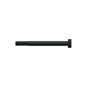 پیچ شش‌گوش ASME B18.2.1 گرید A سایز 5/16 × 3-1/2 اینچ، رزوه UNC 18 TPI، گالوانیزه گرم - Side view