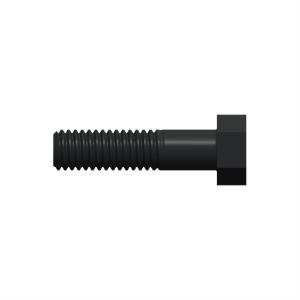 پیچ شش‌گوش ASME B18.2.1 گرید A سایز 3/8 × 1-1/2 اینچ، رزوه UNC 16 TPI، گالوانیزه گرم - Side view