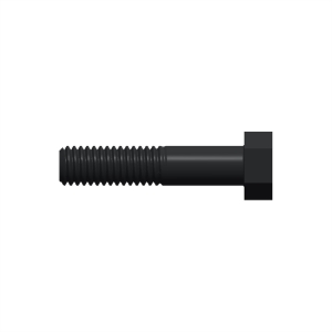پیچ شش‌گوش ASME B18.2.1 گرید A سایز 3/8 × 1-3/4 اینچ، رزوه UNC 16 TPI، گالوانیزه گرم - Side view