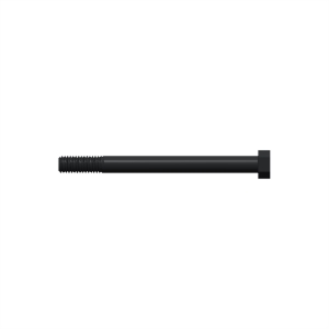پیچ شش‌گوش ASME B18.2.1 گرید A سایز 3/8 × 4-1/2 اینچ، رزوه UNC 16 TPI، گالوانیزه گرم - Side view