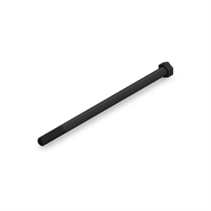 پیچ شش‌گوش ASME B18.2.1 گرید A سایز 3/8 × 7 اینچ، رزوه UNC 16 TPI، گالوانیزه گرم - ISO view
