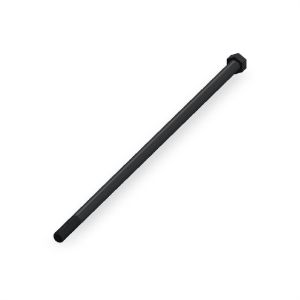 پیچ شش‌گوش ASME B18.2.1 گرید A سایز 3/8 × 12 اینچ، رزوه UNC 16 TPI، گالوانیزه گرم - Rear view
