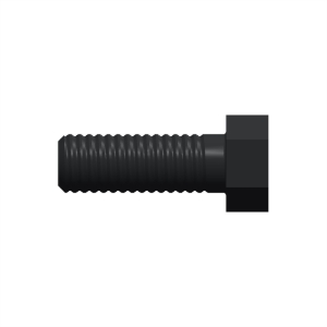 پیچ شش‌گوش ASME B18.2.1 گرید A سایز 7/16 × 1-1/4 اینچ، رزوه UNC 14 TPI، گالوانیزه گرم - Side view