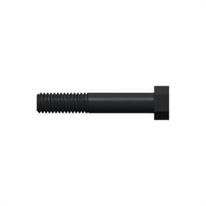 پیچ شش‌گوش ASME B18.2.1 گرید A سایز 7/16 × 2-1/2 اینچ، رزوه UNC 14 TPI، گالوانیزه گرم - Side view