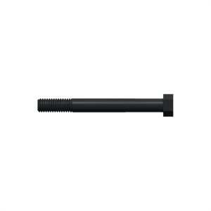 پیچ شش‌گوش ASME B18.2.1 گرید A سایز 7/16 × 4 اینچ، رزوه UNC 14 TPI، گالوانیزه گرم - Side view