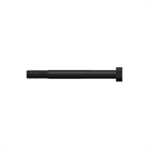 پیچ شش‌گوش ASME B18.2.1 گرید A سایز 7/16 × 4-1/2 اینچ، رزوه UNC 14 TPI، گالوانیزه گرم - Side view