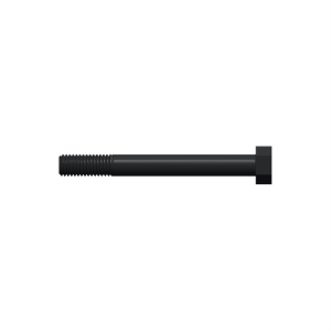 پیچ شش‌گوش ASME B18.2.1 گرید A سایز 1/2 × 4-1/2 اینچ، رزوه UNC 13 TPI، گالوانیزه گرم - Side view
