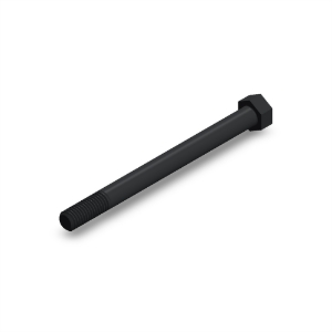 پیچ شش‌گوش ASME B18.2.1 گرید A سایز 1/2 × 6 اینچ، رزوه UNC 13 TPI، گالوانیزه گرم - ISO view
