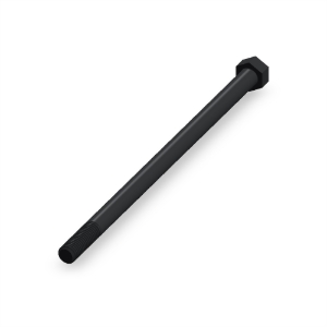 پیچ شش‌گوش ASME B18.2.1 گرید A سایز 1/2 × 10 اینچ، رزوه UNC 13 TPI، گالوانیزه گرم - Rear view