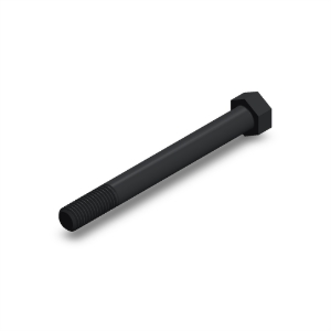 پیچ شش‌گوش ASME B18.2.1 گرید A سایز 5/8 × 6 اینچ، رزوه UNC 11 TPI، گالوانیزه گرم - ISO view