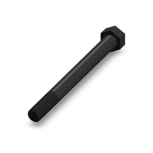 پیچ شش‌گوش ASME B18.2.1 گرید A سایز 5/8 × 7 اینچ، رزوه UNC 11 TPI، گالوانیزه گرم - Rear view