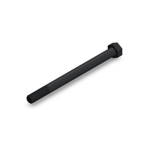 پیچ شش‌گوش ASME B18.2.1 گرید A سایز 5/8 × 8 اینچ، رزوه UNC 11 TPI، گالوانیزه گرم - ISO view