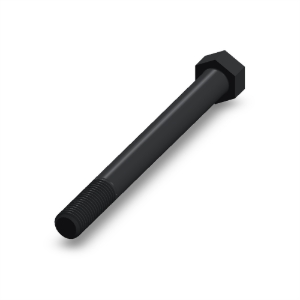پیچ شش‌گوش ASME B18.2.1 گرید A سایز 3/4 × 8 اینچ، رزوه UNC 10 TPI، گالوانیزه گرم - Rear view