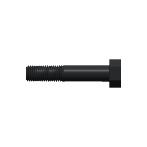 پیچ شش‌گوش ASME B18.2.1 گرید A سایز 7/8 × 4-1/2 اینچ، رزوه UNC 9 TPI، گالوانیزه گرم - Side view