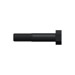 پیچ شش‌گوش ASME B18.2.1 گرید A سایز 1 × 5 اینچ، رزوه UNC 8 TPI، گالوانیزه گرم - Side view