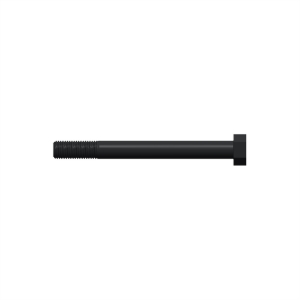 پیچ شش‌گوش ASME B18.2.1 گرید A سایز 1 × 10 اینچ، رزوه UNC 8 TPI، گالوانیزه گرم - Side view