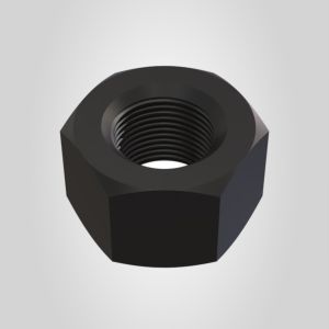 مهره شش‌گوش سنگین ASTMA194 گرید 2HM سایز 1-7/8 ساده - Rear view