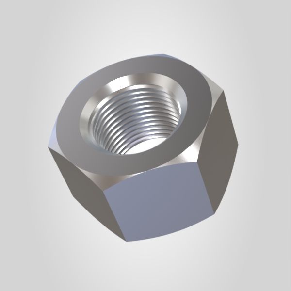 مهره شش‌گوش سنگین ASTMA194 گرید 2H سایز 1-7/8 آبکاری روی - 01_ISO_MASTER
