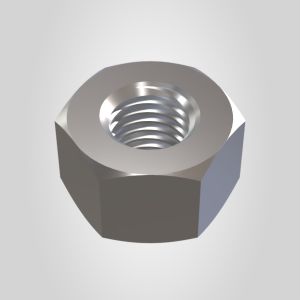 مهره شش‌گوش سنگین ASTMA194 گرید 2H سایز 1 آبکاری روی - 02_REAR_MASTER