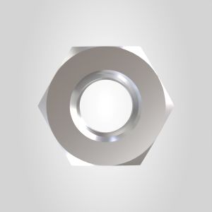 مهره شش‌گوش سنگین ASTMA194 گرید 2H سایز 1 آبکاری روی - 03_SIDE_MASTER