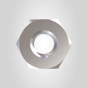 مهره شش‌گوش سنگین ASTMA194 گرید 2H سایز 5/8 آبکاری روی - 03_SIDE_MASTER
