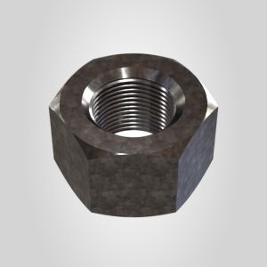 مهره شش‌گوش سنگین ASTMA194 گرید 2H سایز 2 گالوانیزه گرم - 02_REAR_MASTER