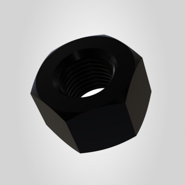 مهره شش‌گوش سنگین ASTMA194 گرید 7M سایز 1-3/8 سیاه‌کاری - 01_ISO_MASTER